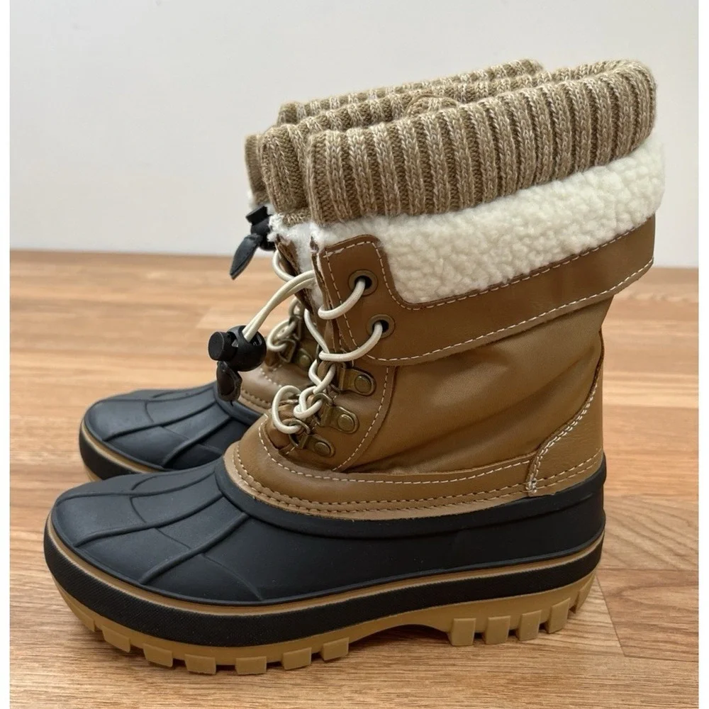 Dream Pairs KMONTE Unisex Kids Winter Snow Duck Boots Waterproof Size 2 NEW